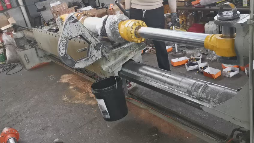 hydraulic repair bench for cylinders